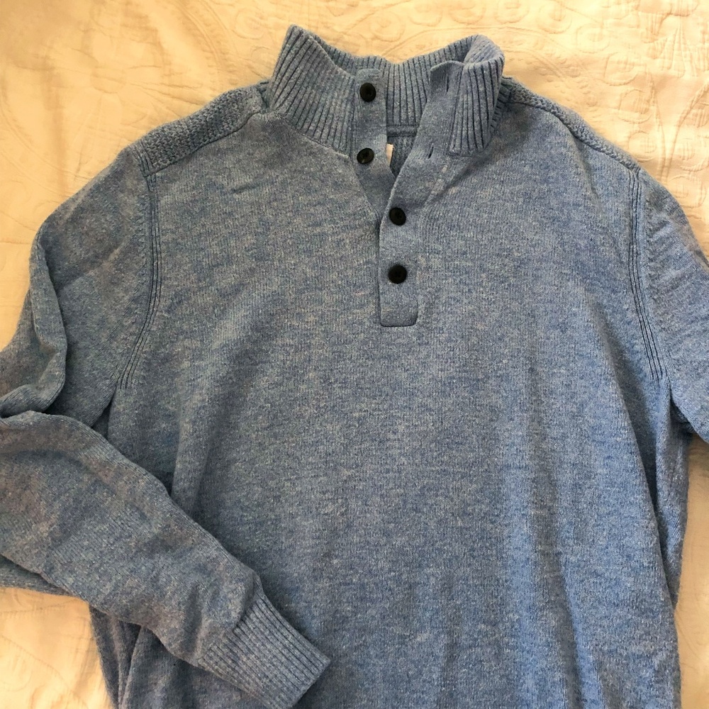 Gap Quarter Button Sweater